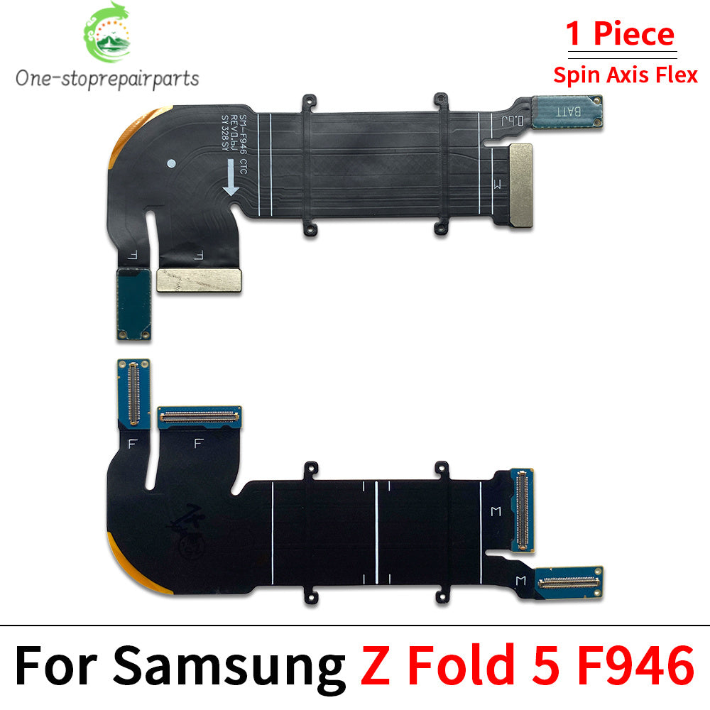 New Spin Axis Flex For Samsung Z Fold 1 2 3 4 5 6 MainBoard Connector LCD Display USB Flex Cable For Samsung Z Flip 1 2 3 4 5 Samsung phone repair parts