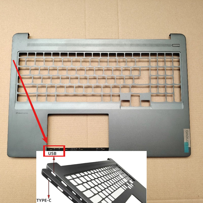 Cover case for Lenovo  ideapad 5 Pro 16ARH7 16IAH7 16ACH6 lcd top housing upper palmrest bezel bottom hinge cover 5CB1H95501