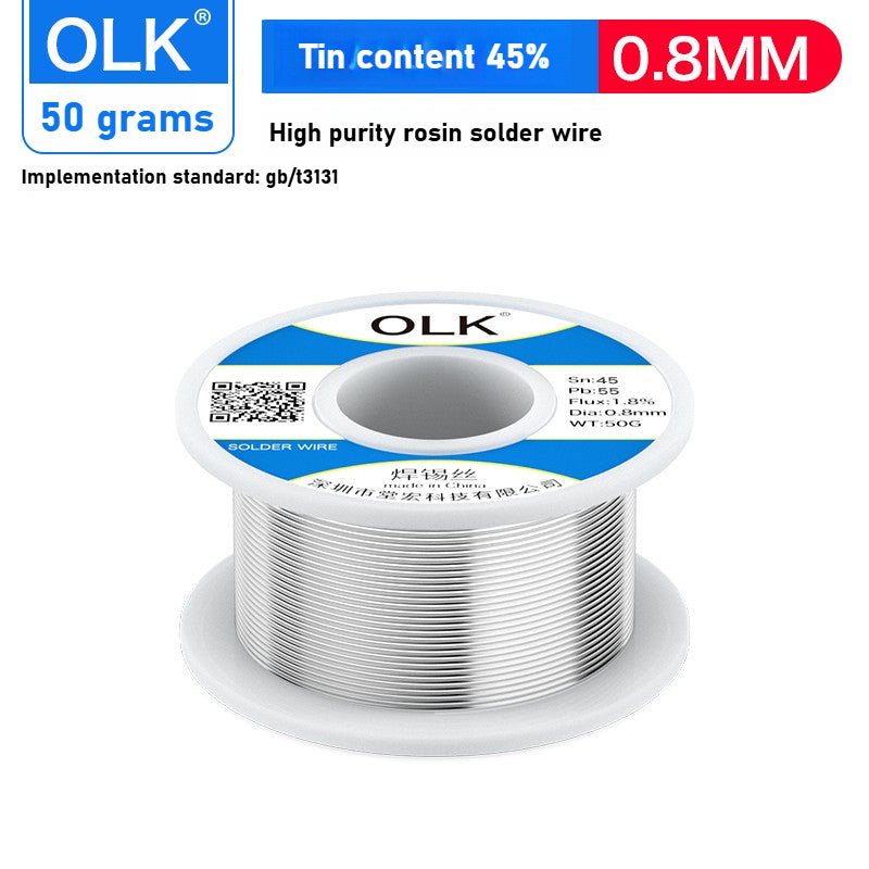 High purity solder wire 63 low temperature with flux rosin core welding household electric soldering iron lead-free solder wire Repair tools