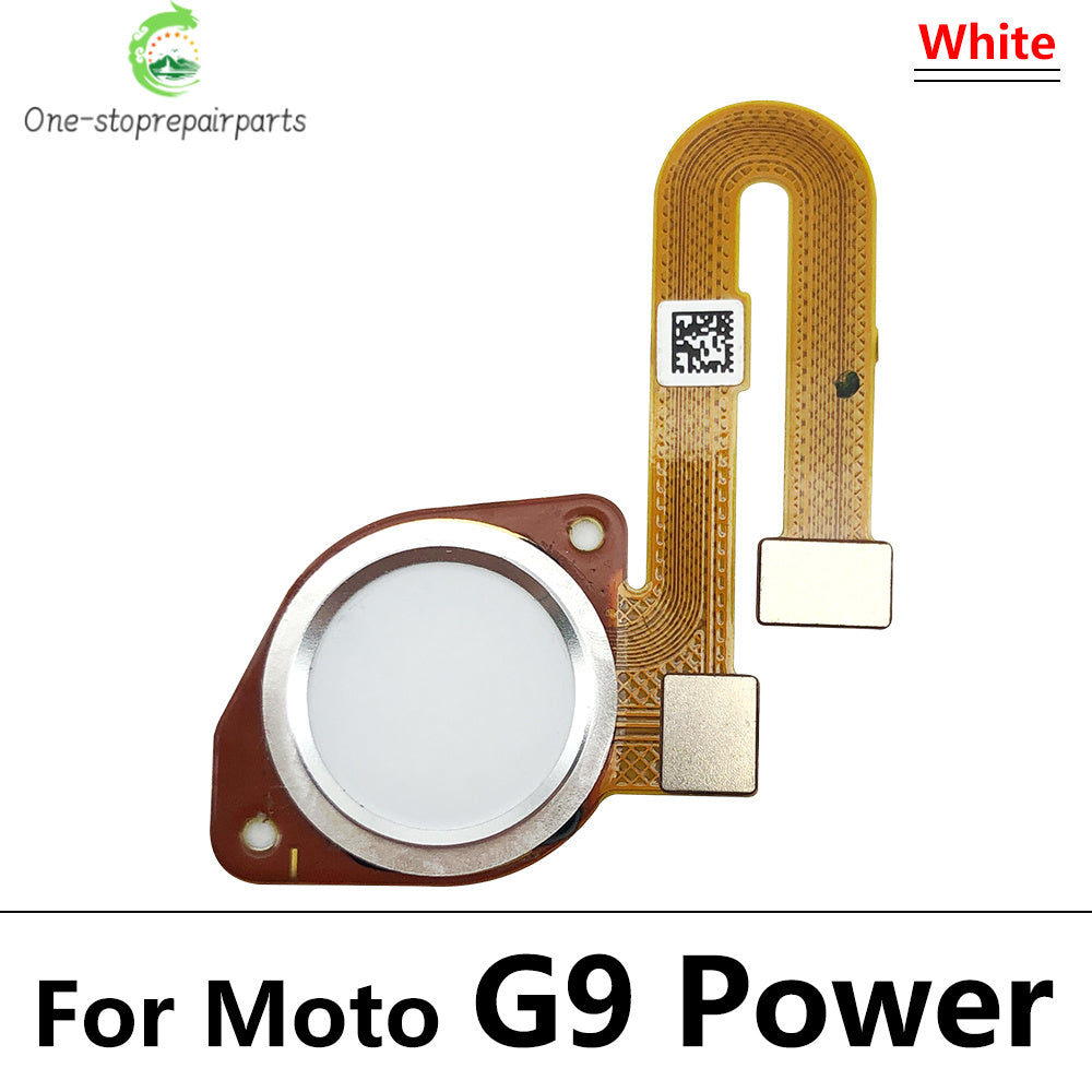 10Pcs/Lot, New For Motorola Moto G9 Plus Power Home Button FingerPrint Touch ID Sensor Flex Cable Ribbon Replacement Parts Motorola phone repair parts