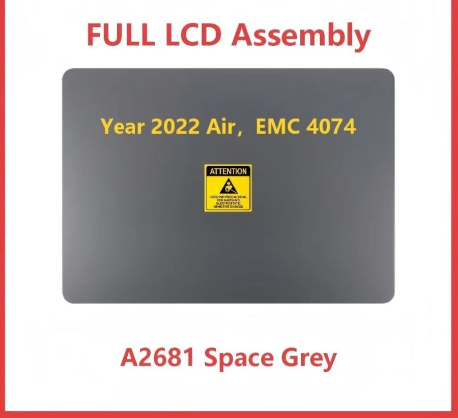 Brand 13.6" New LCD Monitor Assembly Replacement For MacBook Air A2681 EMC 4074 LCD Display Screen Complete Assembly 2022 Macbook laptop repair parts
