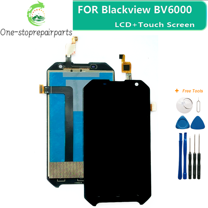NEW For Blackview BV6000S LCD+Touch Screen Assembly Repair Parts +Tools +Film For Blackview BV6000 Blackview phone repair parts