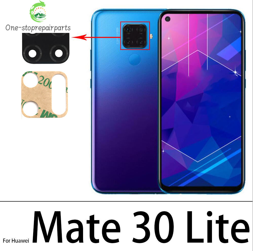 10Pcs/Lot, Rear Back Camera Lens Glass For Huawei Mate 10 30 20 40 50 Pro Lite 20X With Sticker Huawei phone repair parts