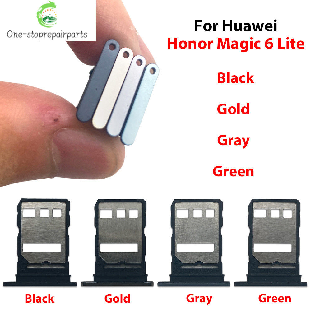 New Micro Nano SIM Card Holder Tray Slot Holder Adapter Socket For Huawei Honor Magic 4 5 6 Pro Lite 4G 5G Huawei phone repair parts