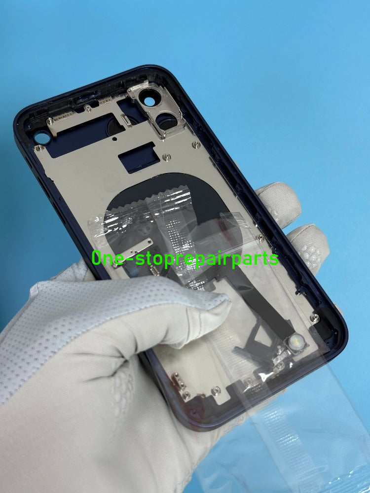 DIY Convertor Housing Back Cover Assembly Compatible For iPhone X XR XS MAX 11 11PRO 12 12PRO 13 Pro 14Pro 15Pro 15 Pro Max To 17 18 17Pro 18Pro Max Backshell Replacement Refitted Chassis Pre-Installed Modified Middle Frame iPhone phone repair parts