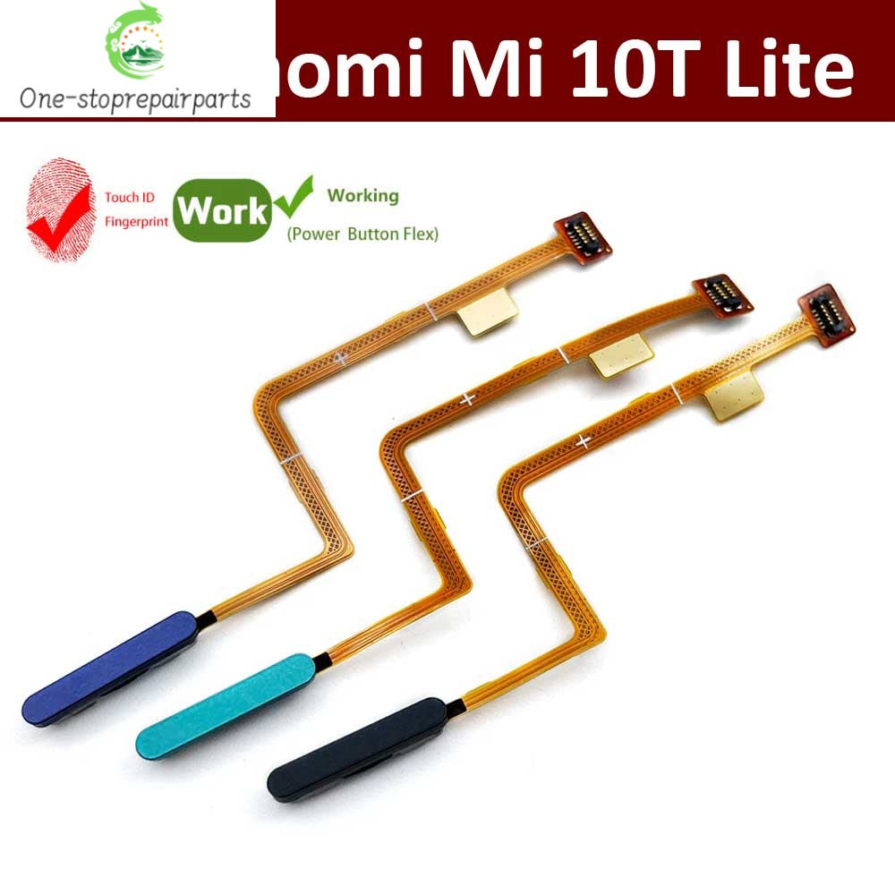Fingerprint Scanner For Xiaomi Mi 10T Mi10T Lite Home Button Fingerprint Menu Return Key Recognition Sensor Flex Cable  Xiaomi  Xiao mi phone repair parts