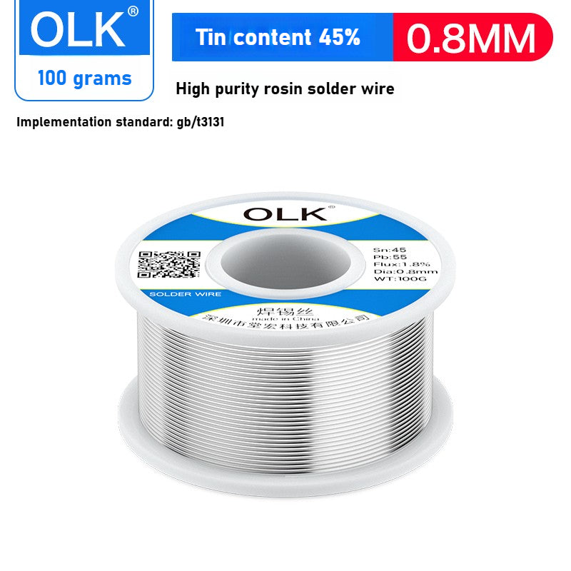 High purity solder wire 63 low temperature with flux rosin core welding household electric soldering iron lead-free solder wire Repair tools