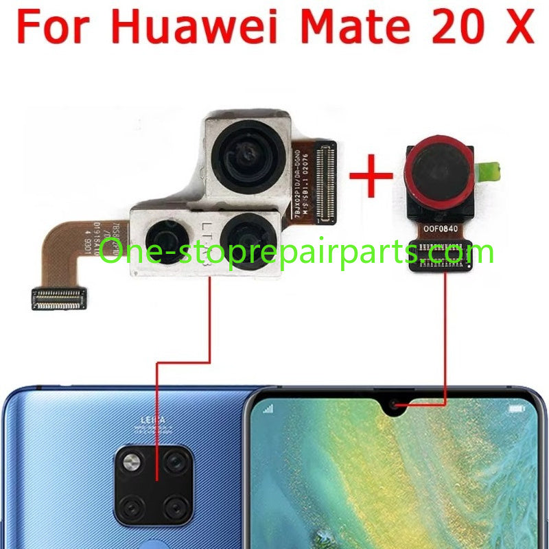 Front Back Camera For Huawei Mate 20 Lite Mate20 Pro X 20X Selfie Backside Small Rear Frontal Camera Module HUAWEI phone repair parts