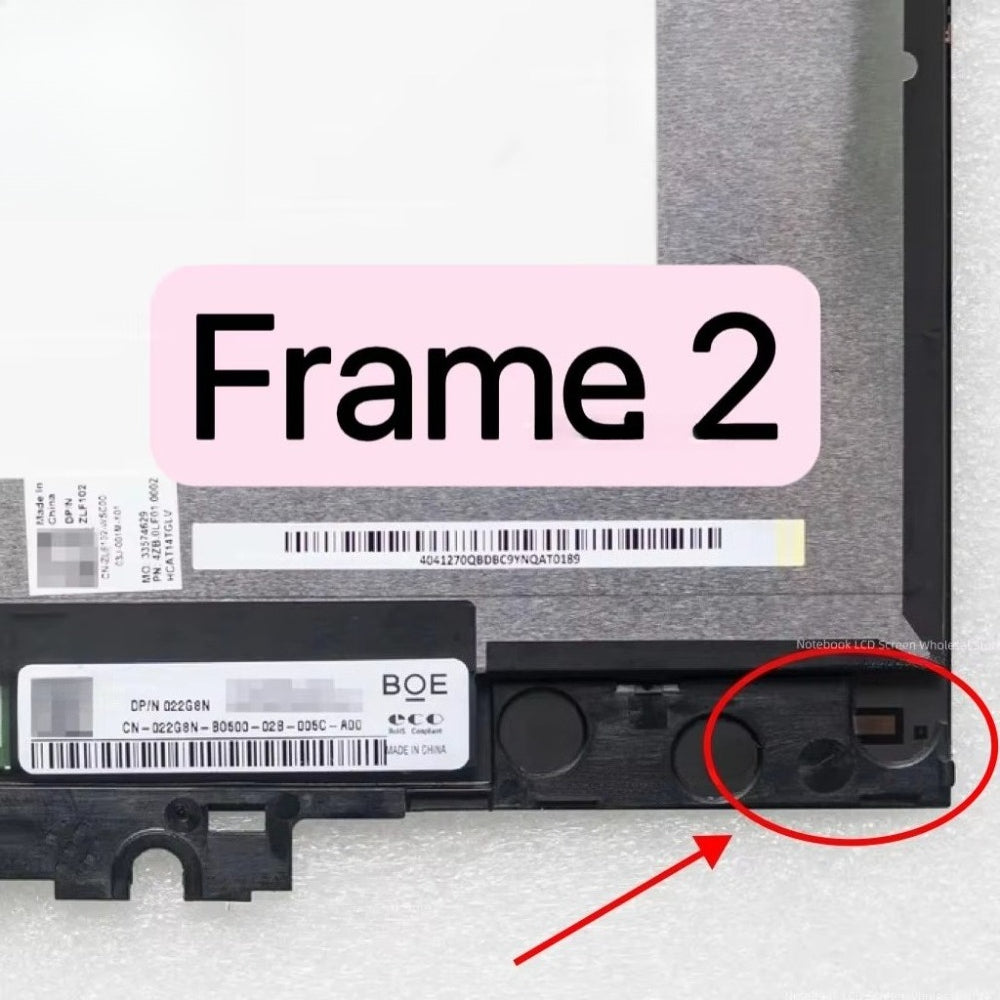 14'' FHD Laptop Display For Dell Inspiron 5400 5406 7405 2-in-1 P126G P126G001 P126G002 LCD Touch Screen Replacement Assembly Dell laptop repair parts