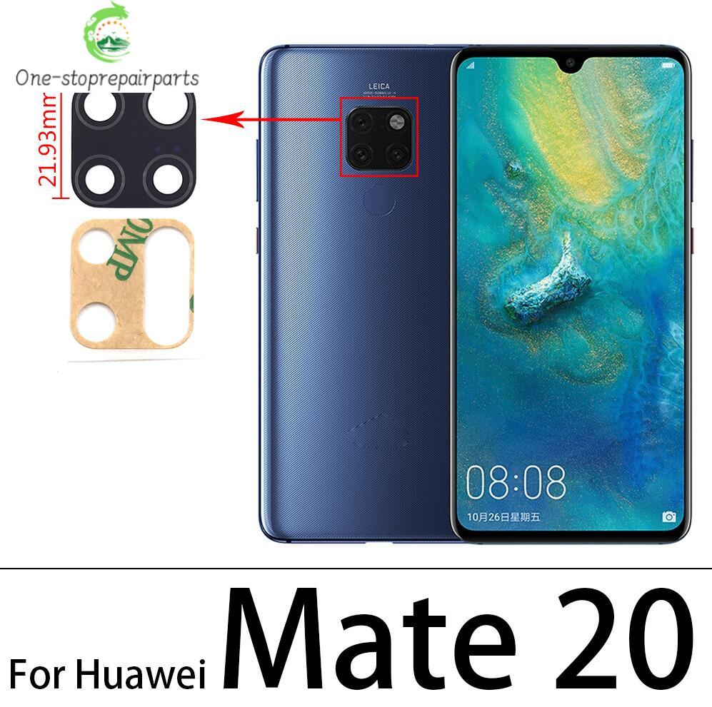 Back Rear Camera Glass Lens For Huawei Mate 10 20 30 40 50 lite Pro Glass With Sticker Glue Huawei phone repair parts