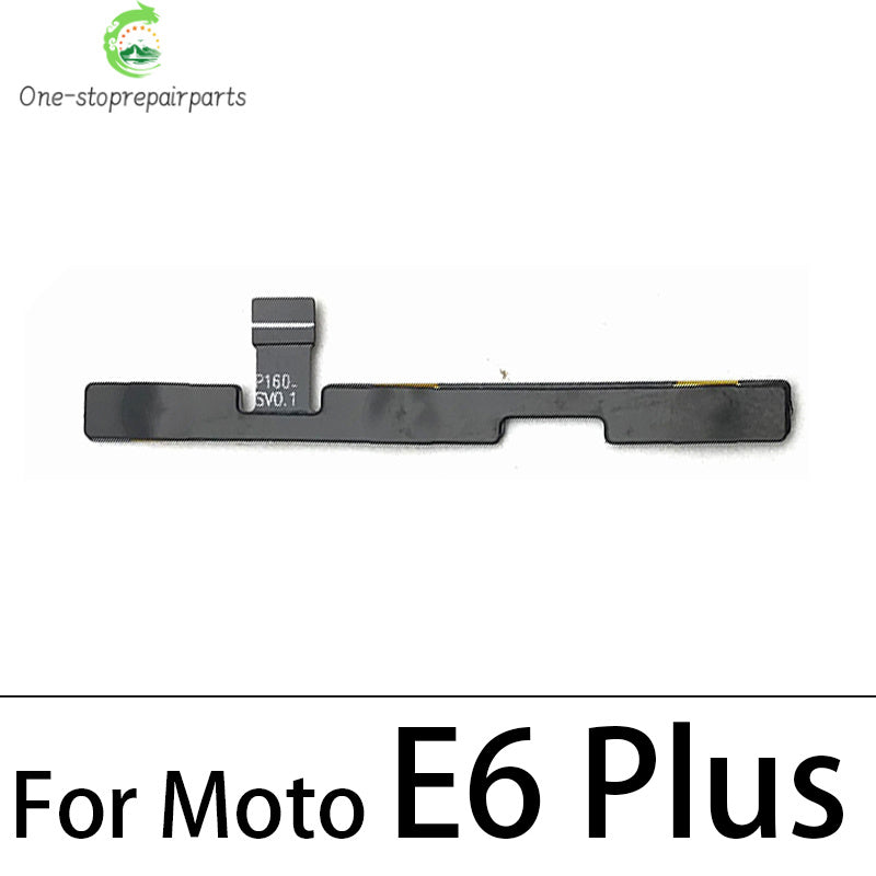 Power On Off Button Volume Side Key Flex Cable For Motorola Moto E13 E22 E32 E5 E6 E6s E7 Plus Power Play Go E20 E30 E40 Motorola phone repair parts