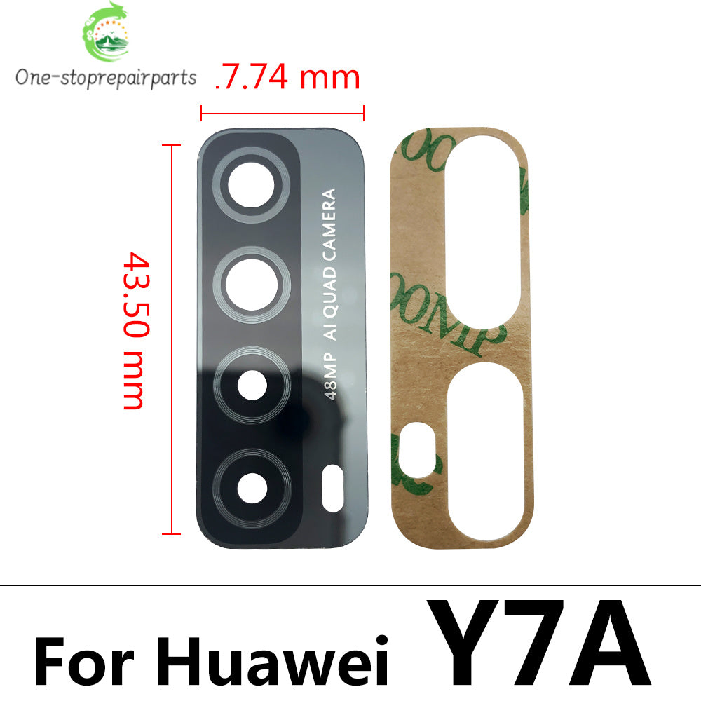 10Pcs, Rear Back Camera Glass Lens For Huawei Y9S Y9A Y8S Y8P Y6P Y7P Y7A Y6s Y5P 2020 Y9 Prime 2019 With Adhesive Huawei phone repair parts