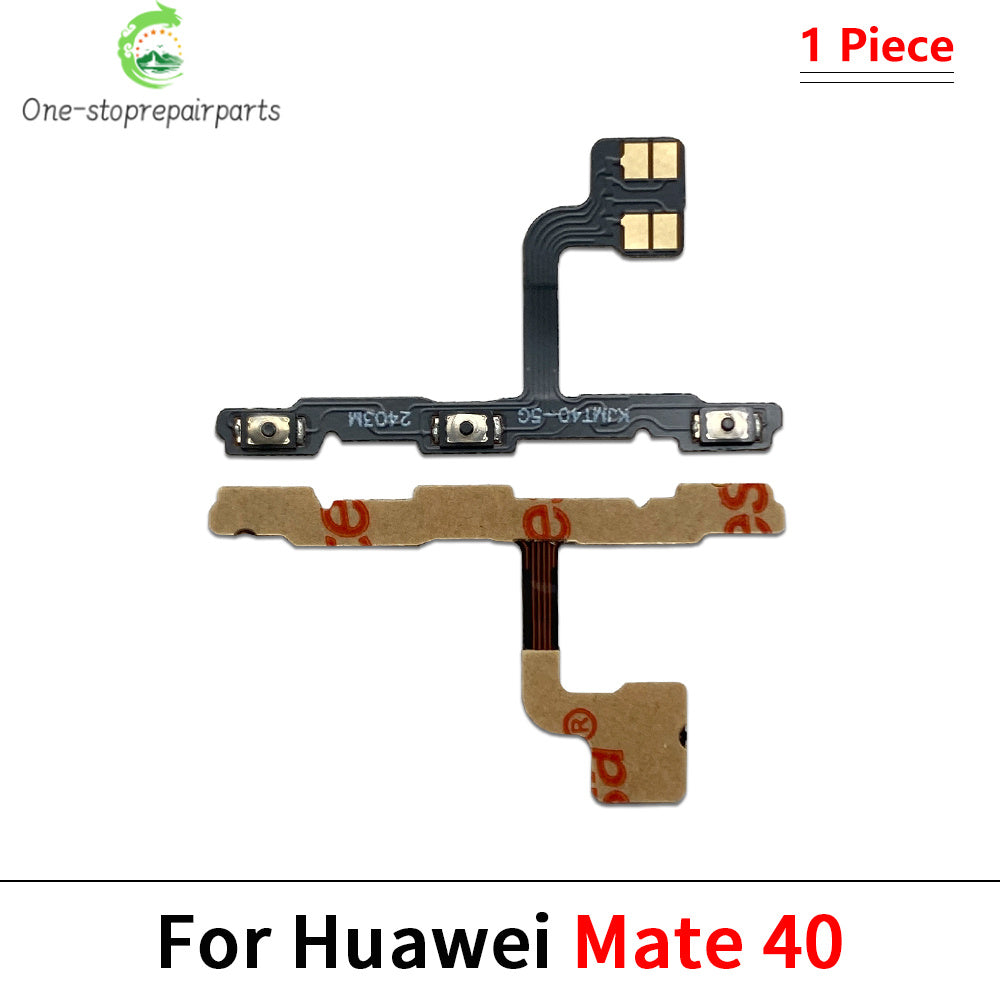 Power Switch On Off Button Volume control Key Button Flex Cable For Huawei Mate 20 30 40 50 60 Pro 50E Huawei phone repair parts