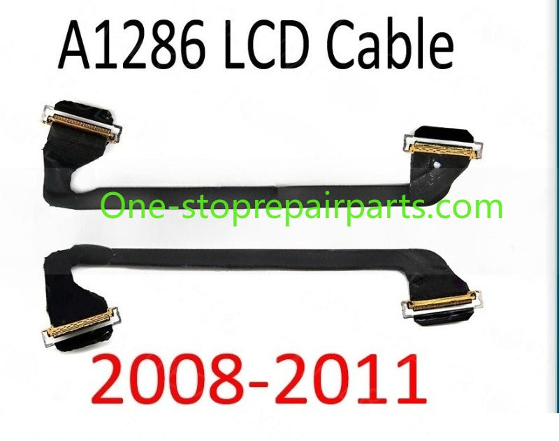 For MacBook Pro Unibody 15" A1286 LCD Display LED LVDS Screen Cable 2008 2009 2010 2011 Year MB470 MB471 MC026 MC118 MB985 MB986
