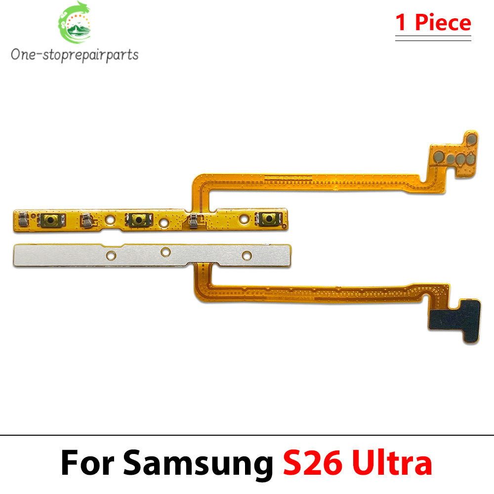 New For Samsung S22 S23 S24 S25 S26 Plus Ultra 4G 5G Power on off Volume Key Button Button Flex Cable Samsung phone repair parts