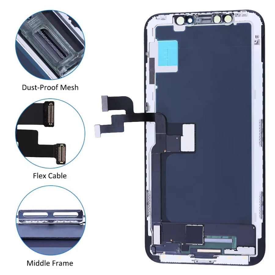 AAA+ OLED For iPhone X XR XS Max LCD Display 11 Pro Max 12 Pro 13mini Digitzer Assembly For iPhone 13 Pro Max LCD Touch Screen iPhone phone repair parts