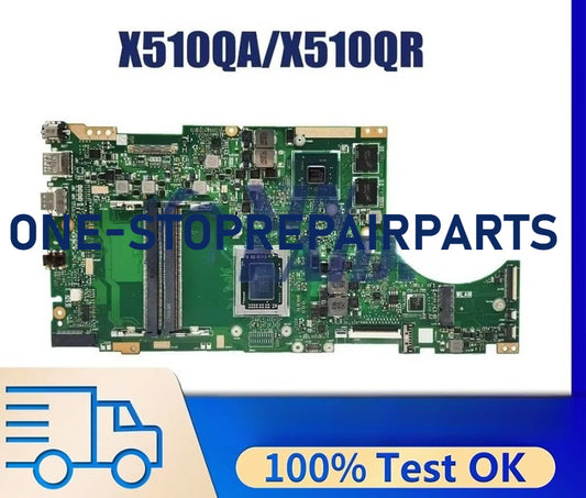 For ASUS VivoBook A510QA F510QA F510QR A510QR V580Q Mainboard X510Q A510QA F510QA F510QR Laptop Motherboard CPU A12 FX-9800P A10 ASUS laptop repair parts