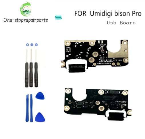 Original For UMIDIGI Bison Pro USB Board Charge Port UMIDIGI Bison Pro BIOSNPRO USB Plug Charging Board Replacement Other Brand Phone repair parts