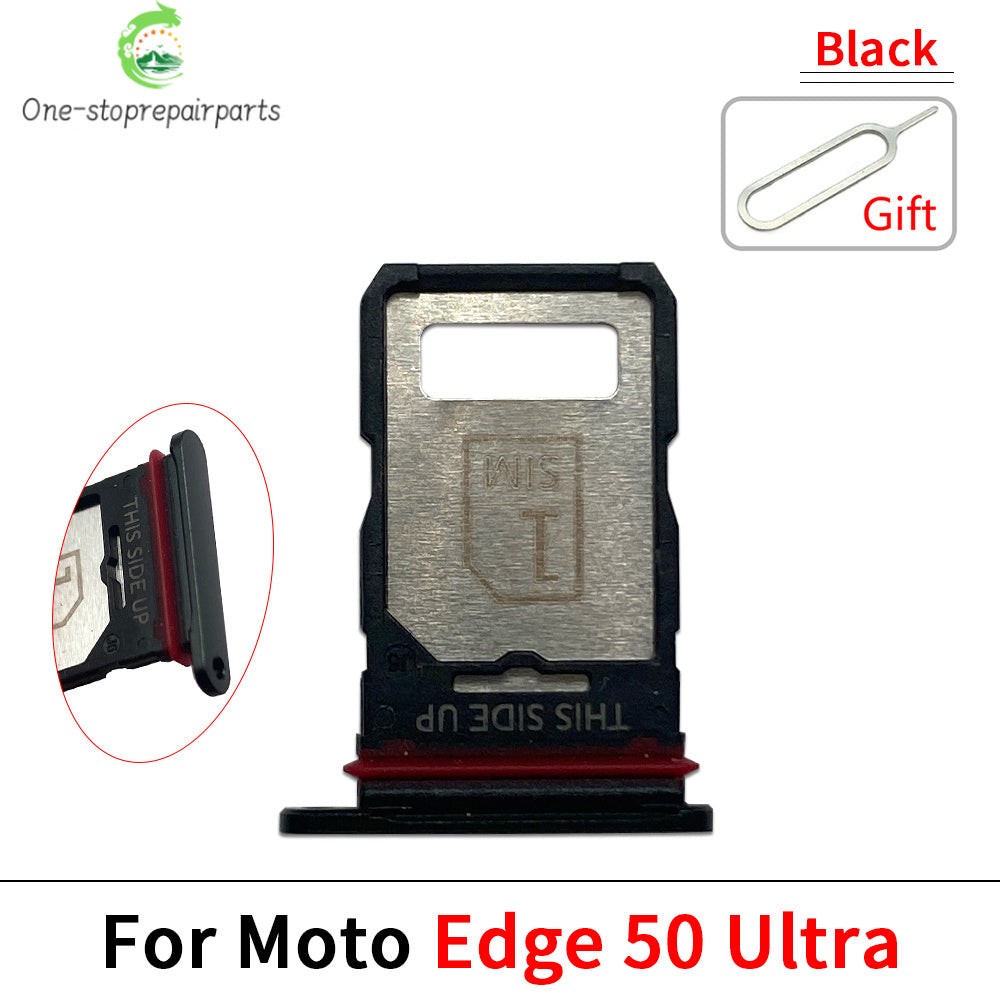10Pcs, Micro Nano SIM Card Holder Tray Slot Holder Adapter Socket For Motorola Moto Edge 20 30 40 50 Pro Neo Fusion Lite Ultra Motorola phone repair parts