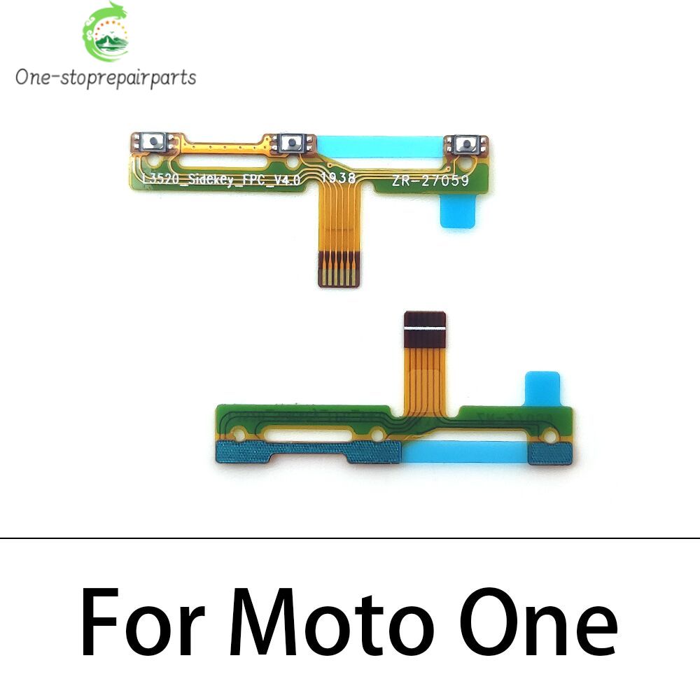 Power Volume Flex For Motorola For Moto One Zoom Hyper Vision Action Macro Fusion Plus / One 5G Power Button Flex Cable Motorola phone repair parts