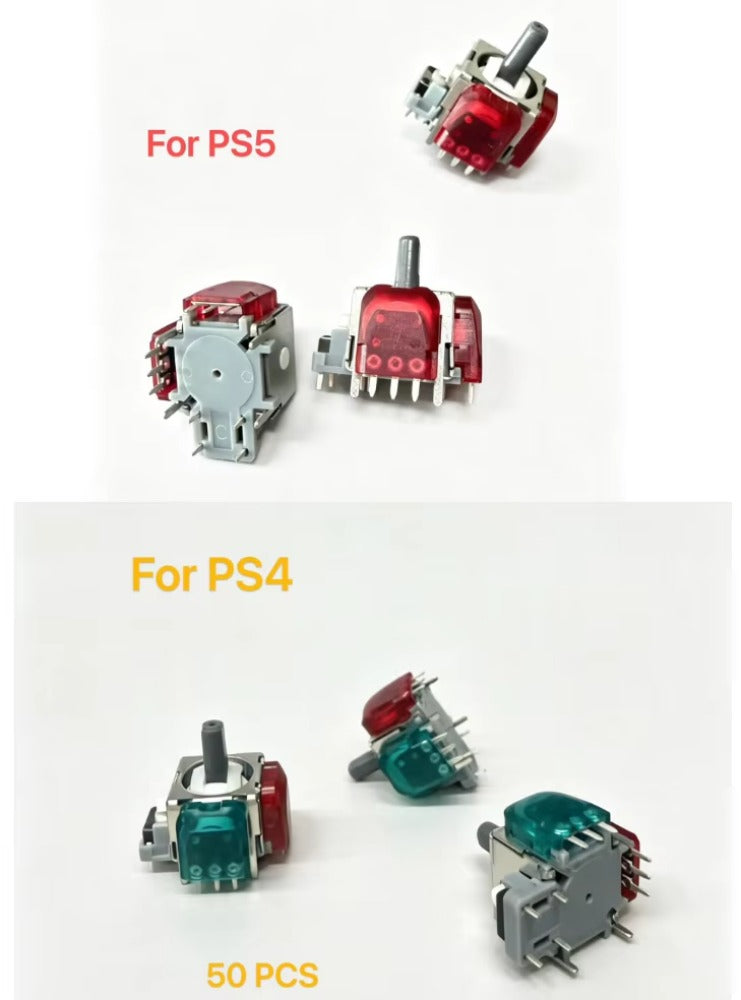 YH 50PCS TMR Electromagnetic Joystick For PS4 3D Analog Stick Sensor Module For PS5 For Xbox Switch Pro Rocker Controller Game console repair parts