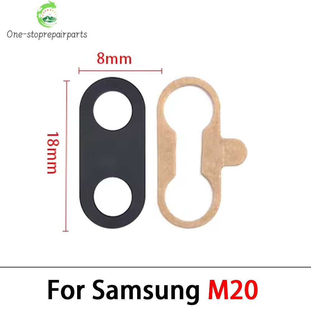 10Pcs Back Rear Camera Glass Lens Cover With Adhesive For Samsung M10 M20 M30 M40 M12 M21 M21s M31 M31s M51 M32 M22 M14 M54 M53 Samsung phone repair parts