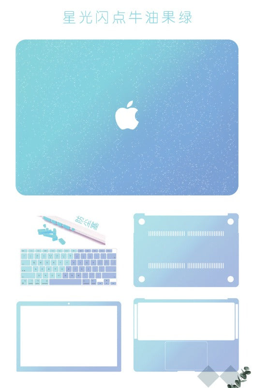 Frosted gradual change color protective case for MacBook Air Pro 11 "12" 13 "14" 15 "16" Neo A3404 A3426 A3427 A3428 A3429 A3449 A3448 A3434 A3403 A3186 A3402 A3401 A3112 A3185 A3114 A3241 A3113 A3240 Laptop accessories