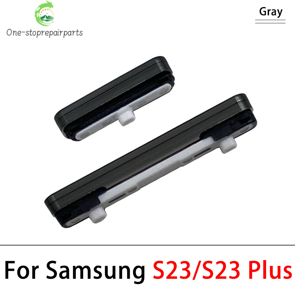 For Samsung S22 S23 Plus Ultra 5G Power Button + Volume Side Button Key Replacement Parts Samsung phone repair parts