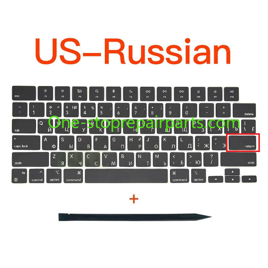 Laptop A2442 A2485 A2779 A2780 A2918 A2992 A2991 Keycaps Keys Key Cap Set for Macbook Pro M1 M2 M3 14" 16" Keyboard Repair Kit Macbook repair parts