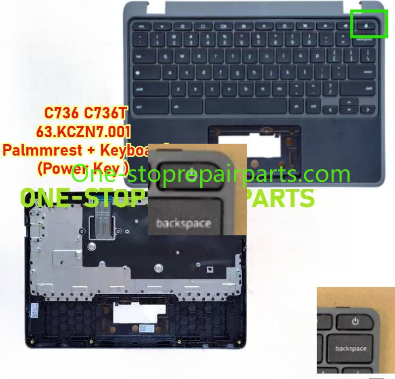 New Cover case keyboard for Acer Chromebook 511 C736 C736T lcd Cover bezel palmrest bottom cover keyboard 62.KYFN7.001 61.KYFN7.001 63.KCZN7.001 NK.1111S.0J5 64.KCZN7.001 61.KCZN7.001 62.KCZN7.001 63.KCZN7.001 NK.I111S.0N6 Acer laptop repair parts