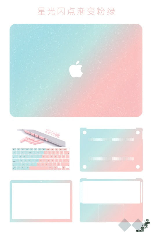 Frosted gradual change color protective case for MacBook Air Pro 11 "12" 13 "14" 15 "16" Neo A3404 A3426 A3427 A3428 A3429 A3449 A3448 A3434 A3403 A3186 A3402 A3401 A3112 A3185 A3114 A3241 A3113 A3240 Laptop accessories