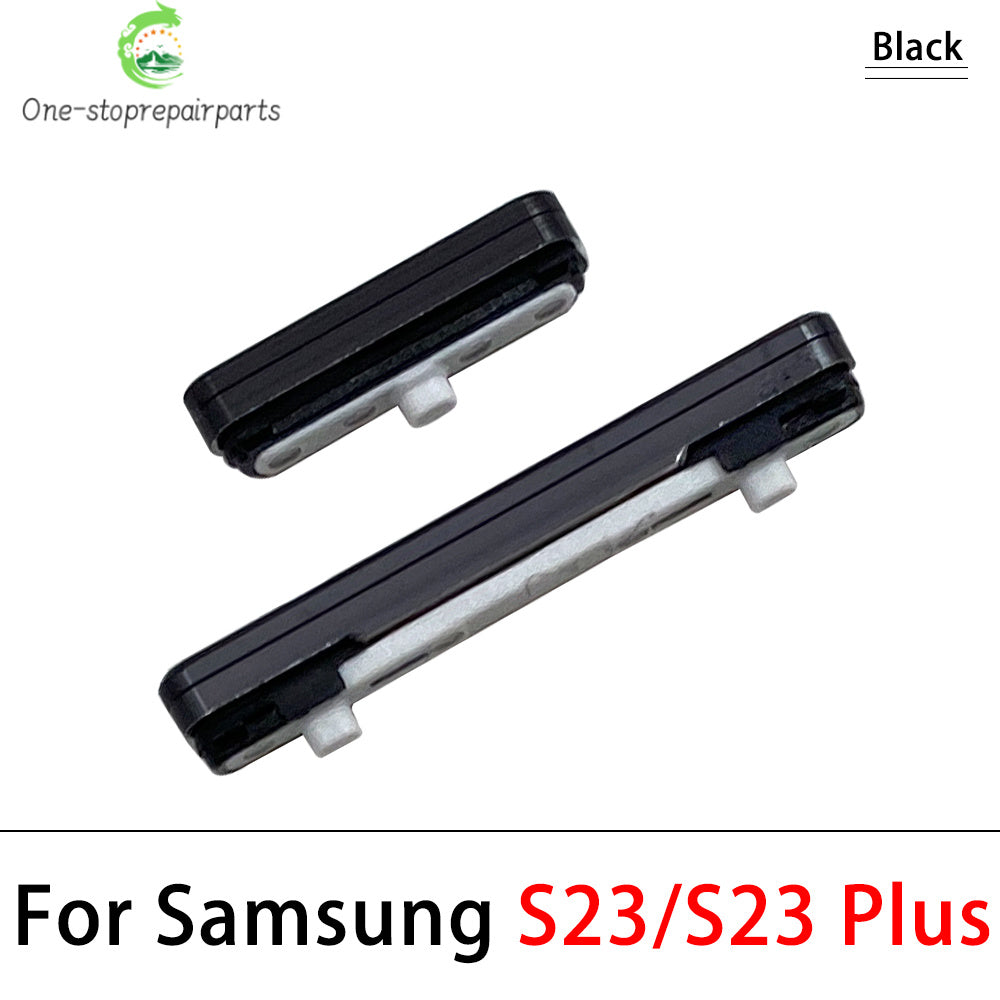 For Samsung S22 S23 Plus Ultra 5G Power Button + Volume Side Button Key Replacement Parts Samsung phone repair parts