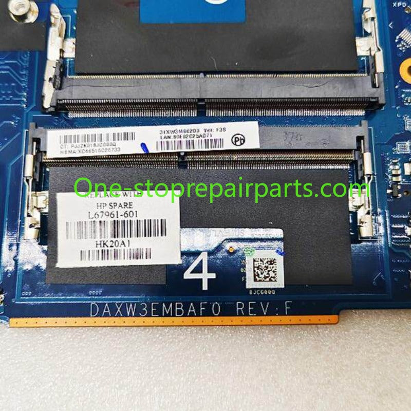 Motherboard for HP ZBOOK 17 G6 L67961-601 DAXW3EMBAF0 SRF6X I5-9300H 17 G6 WIN main system board