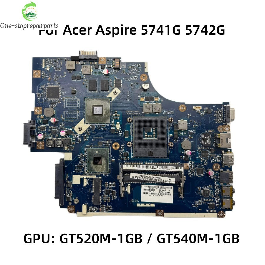 For Acer Aspire 5741G 5752G Laptop Motherboard With GT420M GT520M GT540M 1GB-GPU LA-5893P LA-5894P Acer laptop repair parts