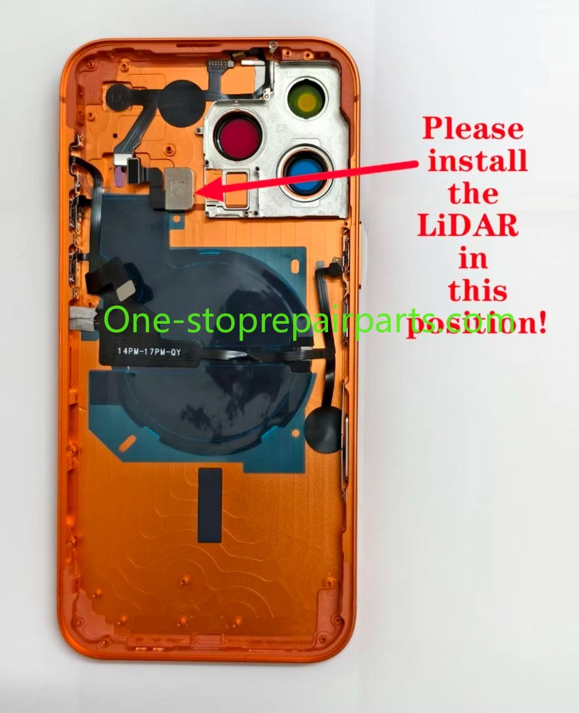 For iPhone 14 Pro Changed To 17 Pro Housing,With Assemble OK Wireless Charging For iPhone 14 Pro Max Turn into 17 Pro Max DIY iPhone phone repair parts