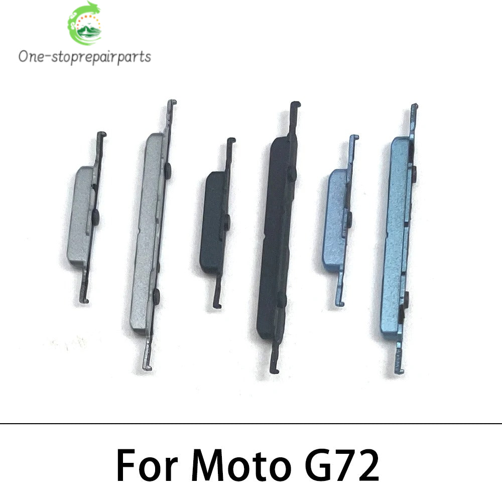 For Motorola Moto G22 G32 G52 G62 G72 G82 5G Side Key Power and Volume Button Replacement Parts Motorola phone repair parts