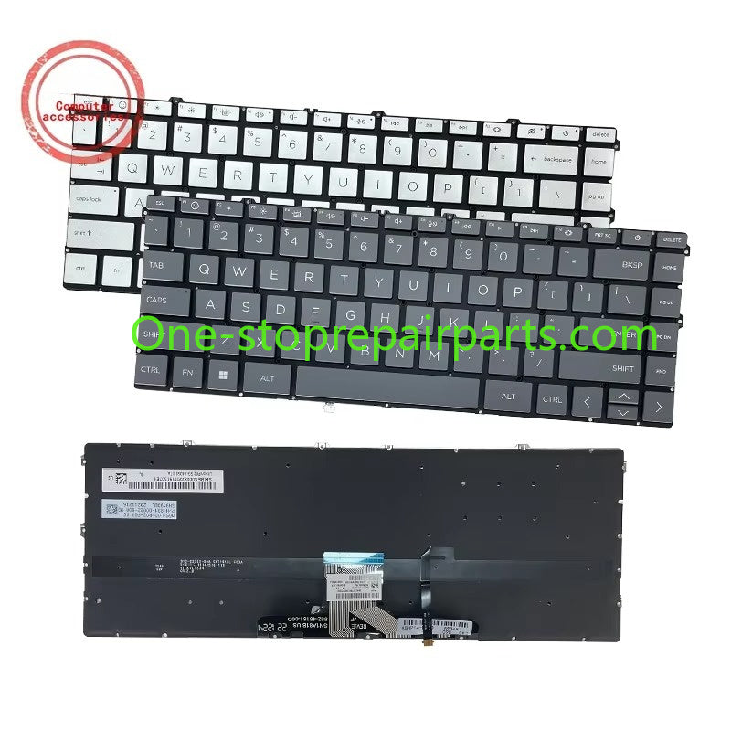 US NEW keyboard For HP Pavilion x360 14M 14-DW 14-DV 14-DY 14-EK 14-EC 14-EM 14-EP TPN-I141/I142/C157/C158 14-EE English laptop HP laptop repair parts
