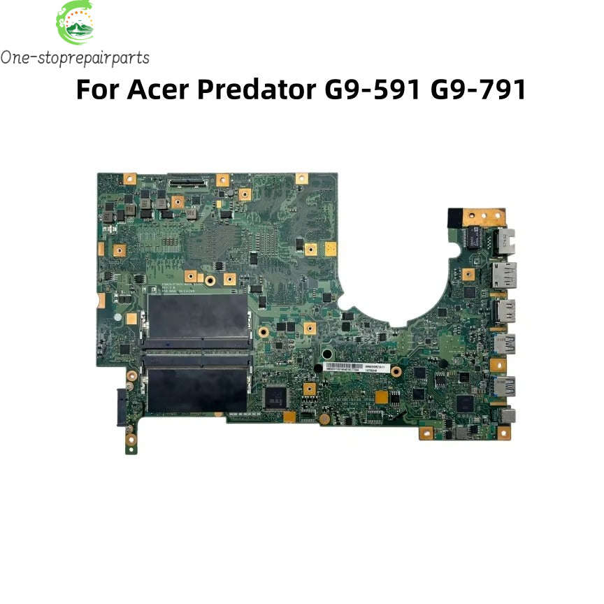 P5NCN/P7NCN MAIN BOARD For Acer Predator G9-591 G9-791 Laptop Motherboard With i7-6700HQ CPU GTX970M 3G-GPU NBQ0311001 Acer laptop repair parts