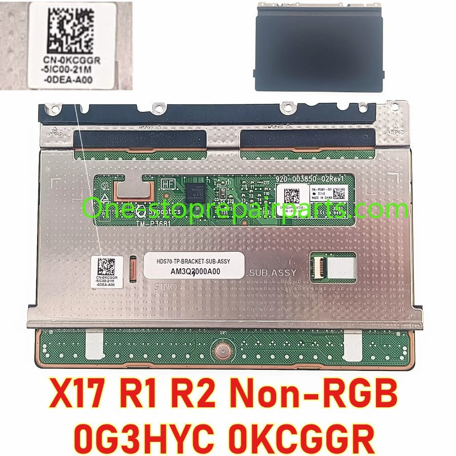 Touchpad  For Alienware alien touchpad x16 R1 r2 x17 r2 m16 R1 R2 m18 R1 R2 HDW14 G2H29 9JJRC 0RY7JP Y4XV5 0F046X trackpad  Alienware Laptop repair parts
