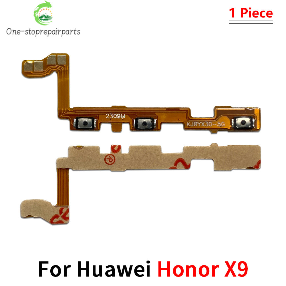 10Pcs, Power On Off Volume Side Button Key Flex Cable For Huawei Honor X5 X6 X6s X6A X6B X7 X7A X7B X8 X8A X8B X9 X9A X9B 4G 5G Huawei phone repair parts