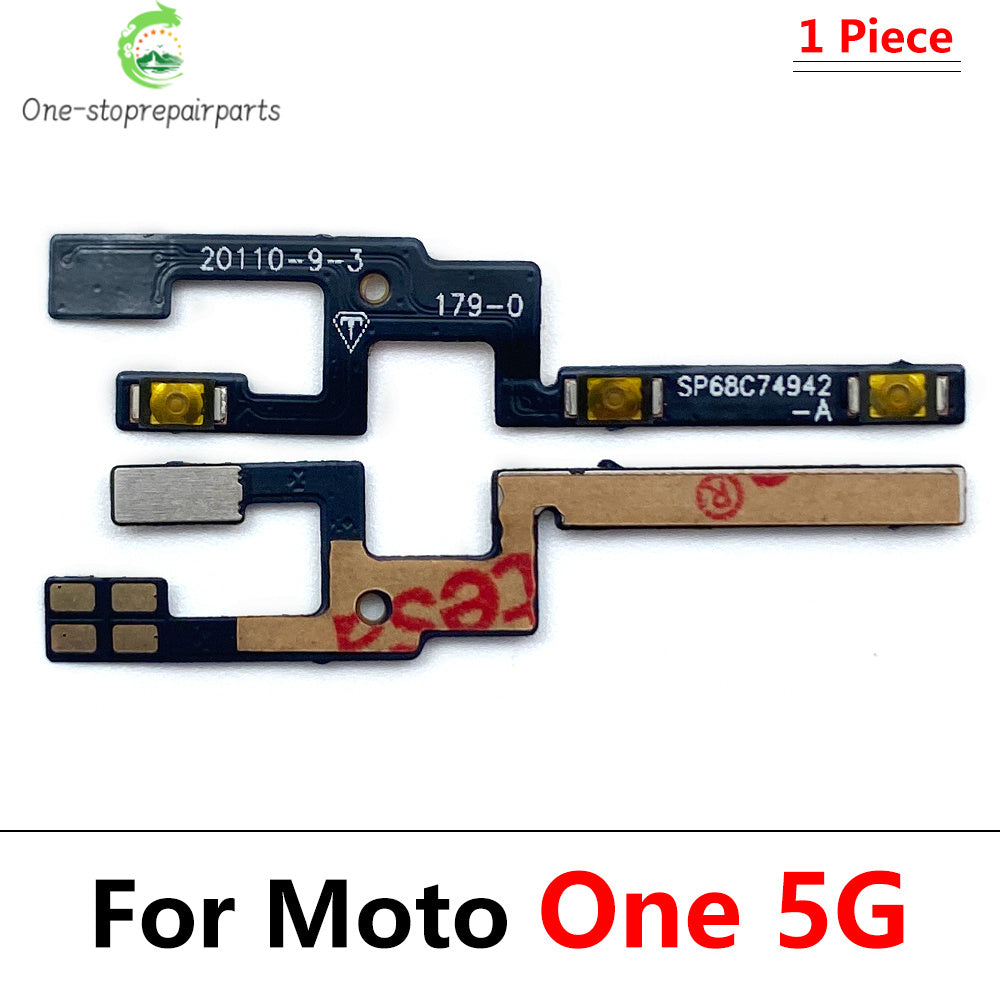 Power Volume Flex For Motorola For Moto One Zoom Hyper Vision Action Macro Fusion Plus / One 5G Power Button Flex Cable Motorola phone repair parts