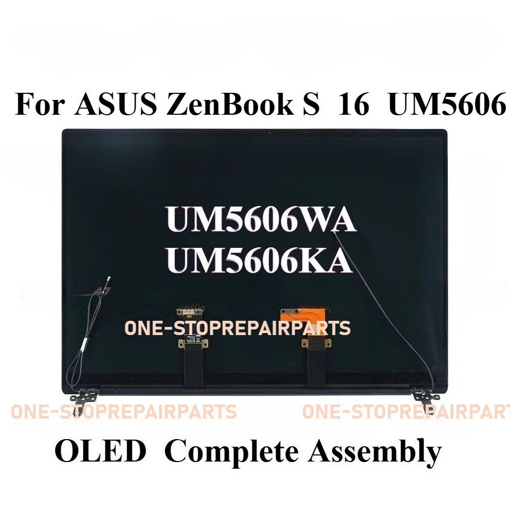 16.0 Laptop Touch Screen Complete Assembly  OLED Replacement Display WQXGA TP For ASUS ZenBook S 16 UM5606 UM5606WA UM5606KA  90NB13M4-RA0010  ASUS Laptop repair parts