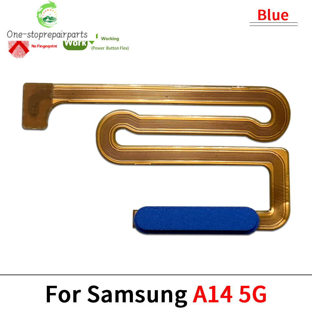 New Fingerprint Sensor Home Return Key Menu Button Flex Cable For Samsung A04s A13 A14 A24 A34 A54 4G 5G Samsung phone repair parts