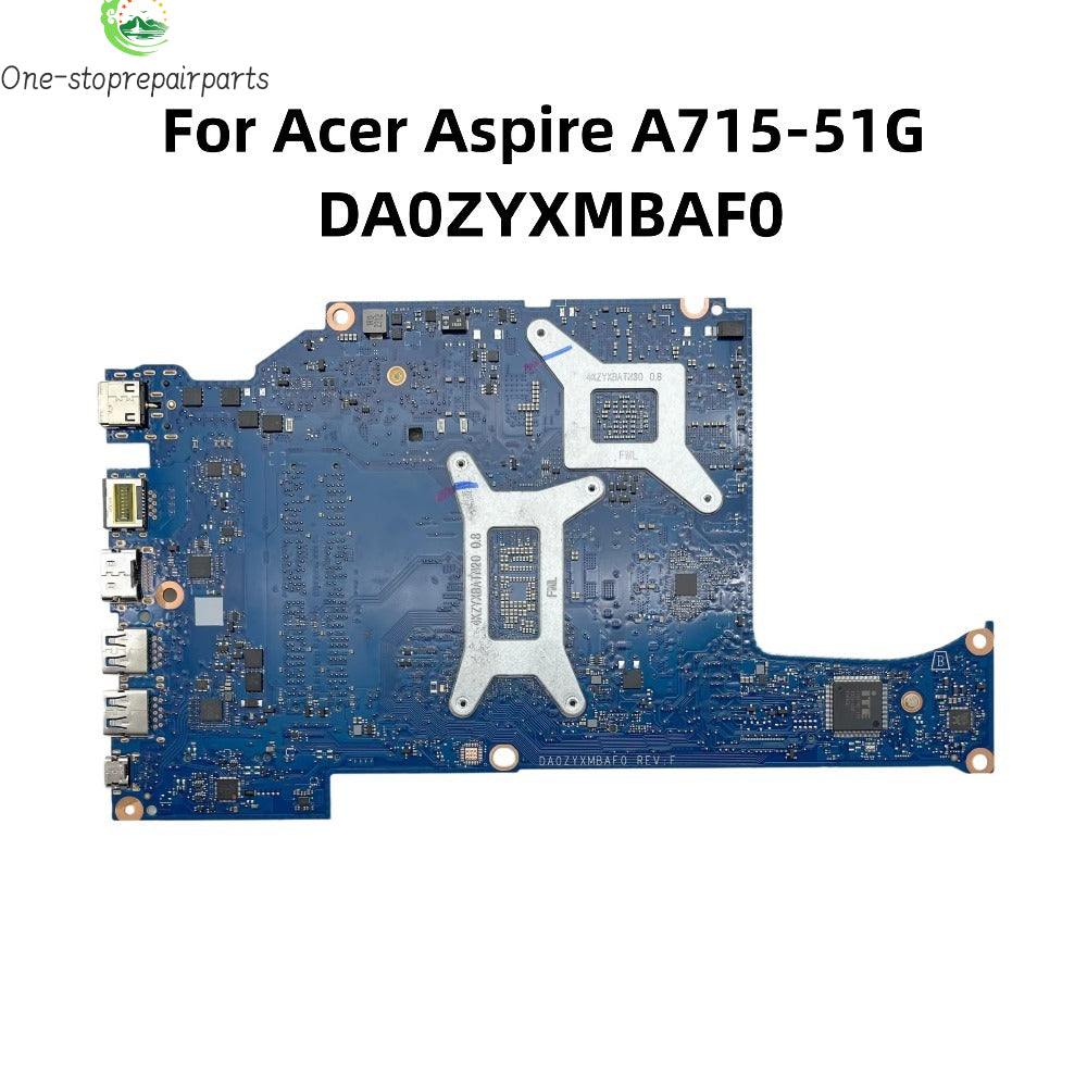 DA0ZYXMBAF0 For Acer Aspire A715-51G Laptop Motherboard With Intel i5-1240P CPU GTX1650 4GB-GPU DDR4 NB.QGB11.001 NBQGB11001 Acer laptop repair parts