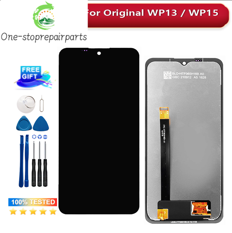 New Original For Oukitel WP15 WP15SLCD Display +Touch Screen Screen Digitizer Assembly Replacement 6.52inch ForOukitel WP13 LCD Other brand Phone repair parts