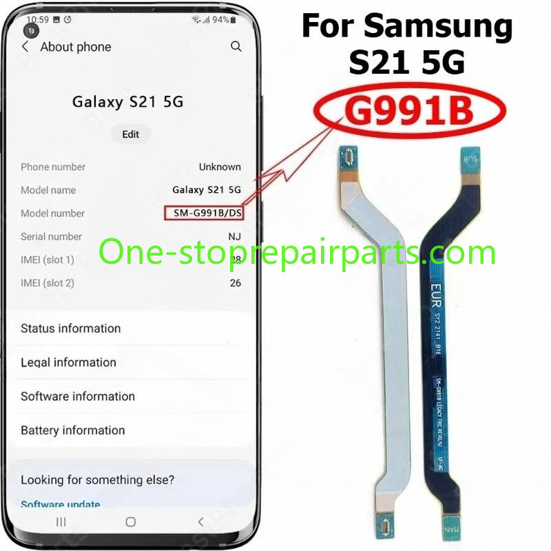 Signal Antenna Flex Cable For Samsung Galaxy S20 S21 S22 Plus Ultra FE 5G Signal Booster Mobile Phone Network Cellular Connector Samsung phone repair parts