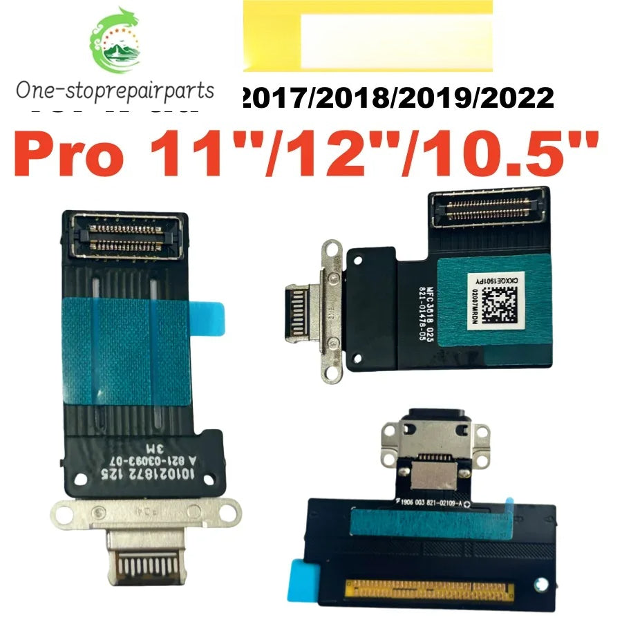 Charging Port  Flex Cable for iPad Pro 11''  inch 12.9'' 10.5'' 9.7'' A1980 A2013 A1895 2022 2017 2018 USB Dock Connector Parts iPad tablet repair parts