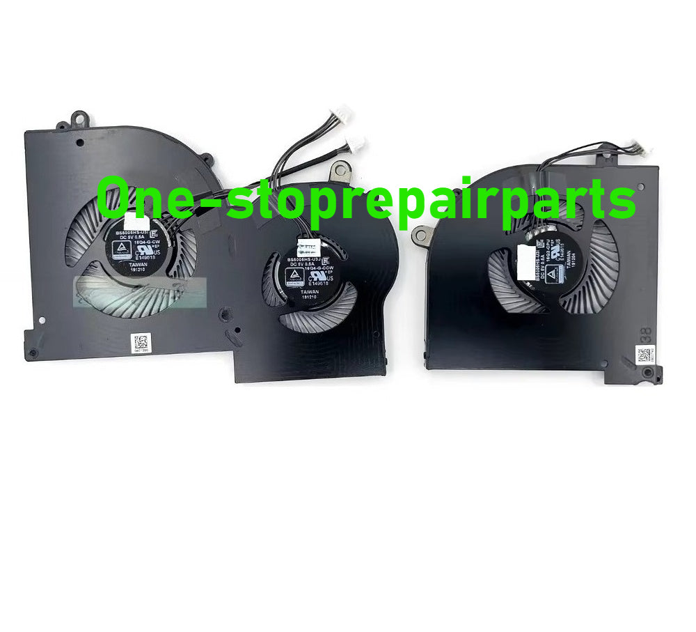 GPU CPU Cooling Fans For MSI GS65 GS65VR WS65 16Q4 Stealth 8SE 9SF MS-16Q4 Laptop Cooler Radiator Fan DC5V 0.5A BS5005HS-U3I U3J MSI laptop repair parts