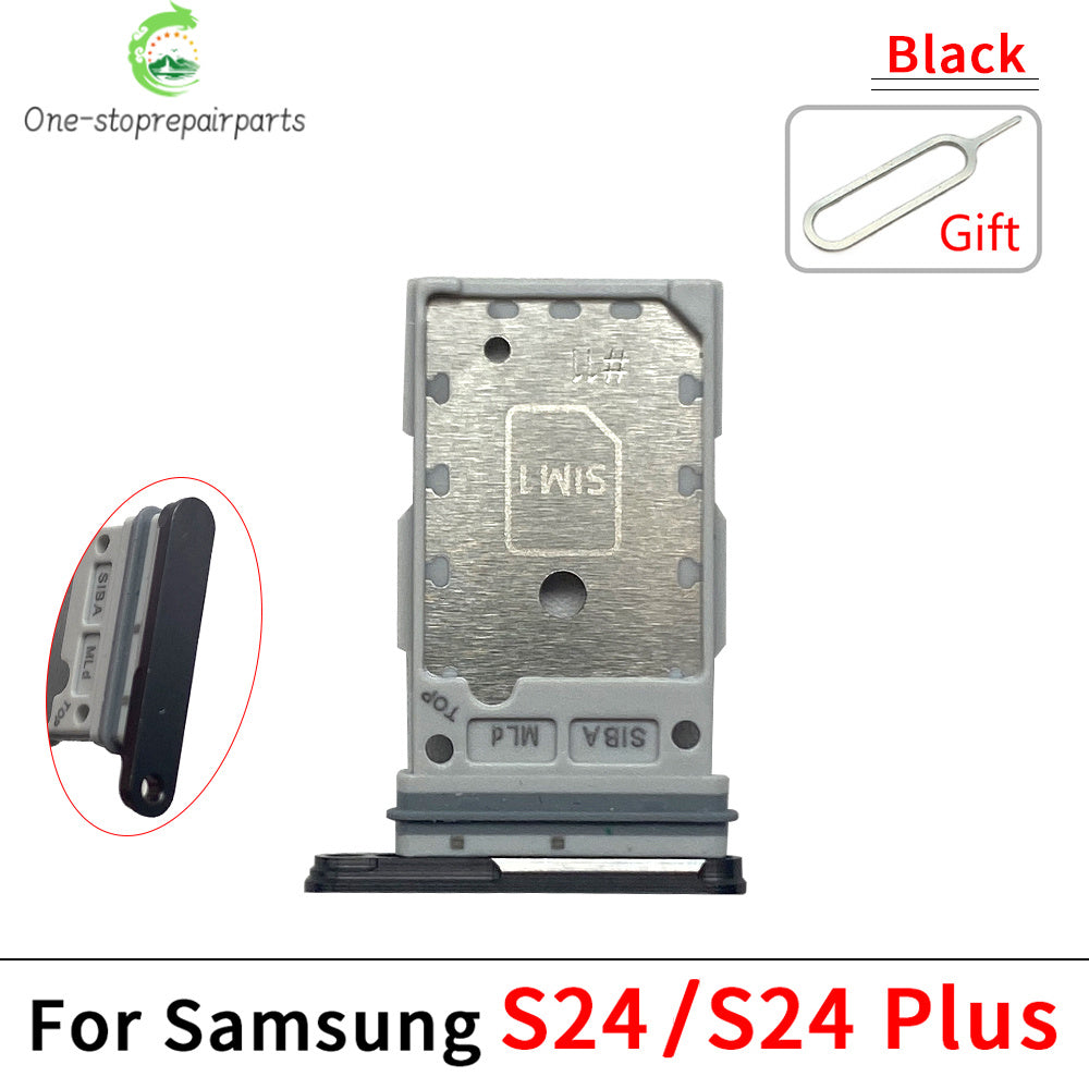 New For Samsung S23 S24 Plus Ultra 5G Dual SIM Card Slot SD Card Tray Holder Adapter