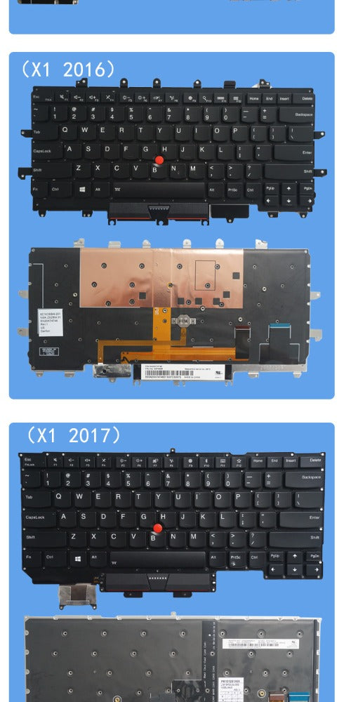 Keyboard for lenovo thinkpad X1 carbon YOGA 2ND 3RD 4/5/6/7TH GEN8 keyboard